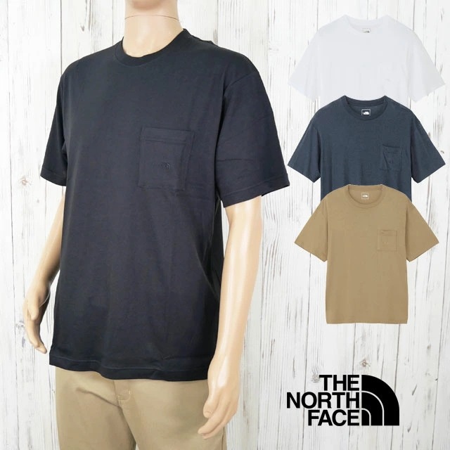 ザ・ノース・フェイス Tシャツ メンズ NT32547 ショートスリーブスモールロゴポケットティー レディース トップス アパレル 半袖 ロゴ ワンポイント 丸首 ポケット シンプル 黒 白 紺 ベー