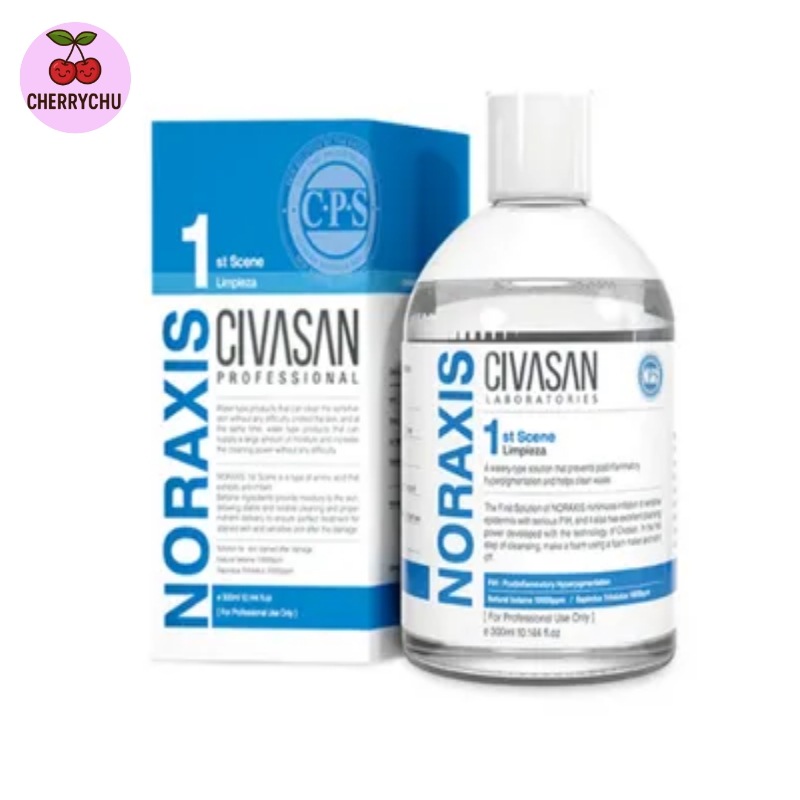 【韓国正規品発送】ノラクシス（ファーストシーン）クレンジングウォーター300ml＋泡工病証明＋マスクパック追加贈呈