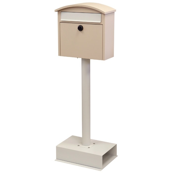 郵便ポスト スタンドポスト Sesto セスト SDM-037 ピンクベージュ