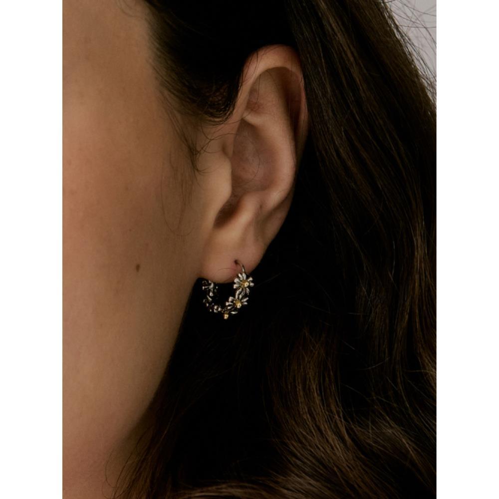 VINTAGE HOLLYWOOD Mini Daisy Garden Ring EarringsVH25NNE