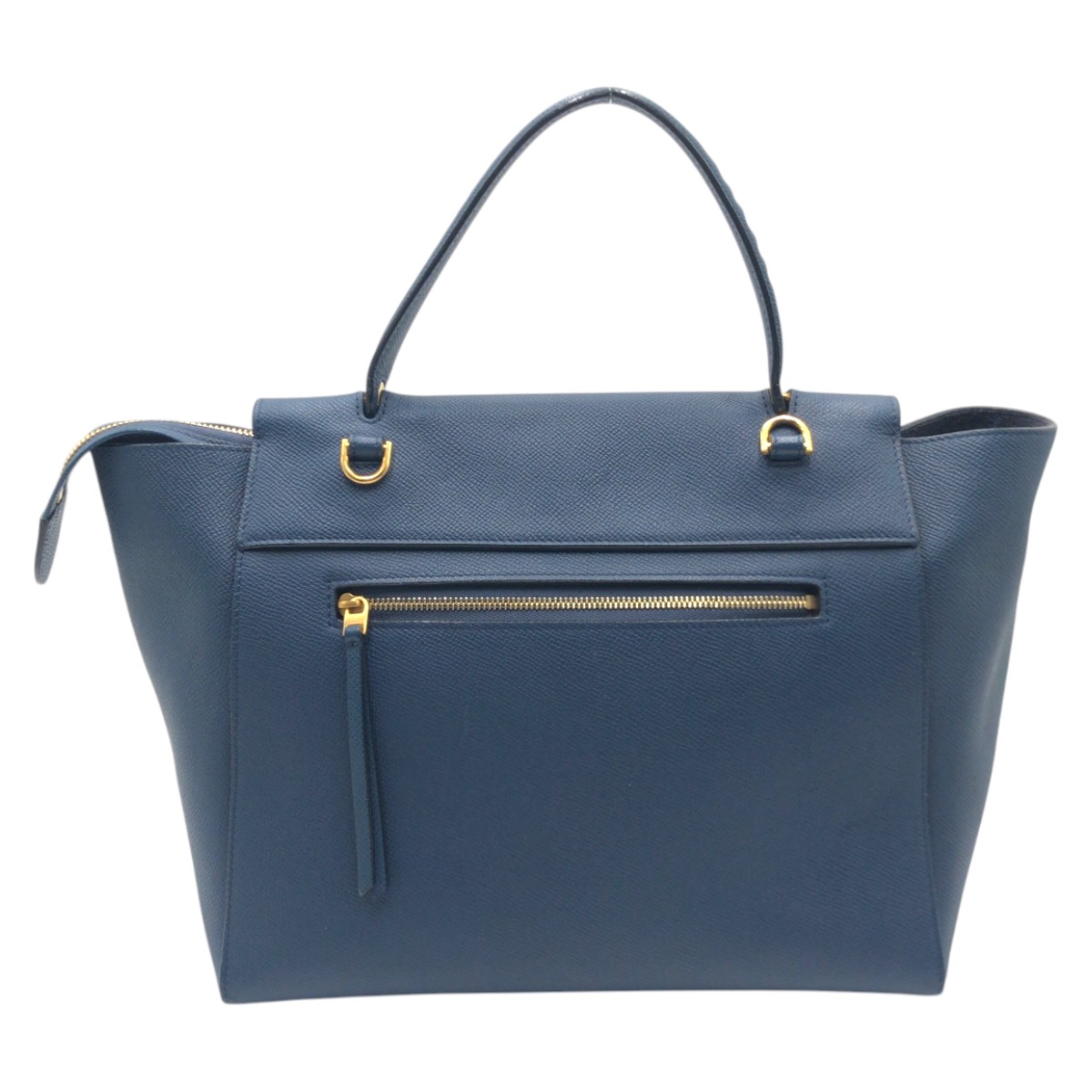 美品 フラップ ベルトバッグ ミニ ブルー レザー 176103ZVA.07DS ハンドバッグ ショルダーバッグ レディース 505528