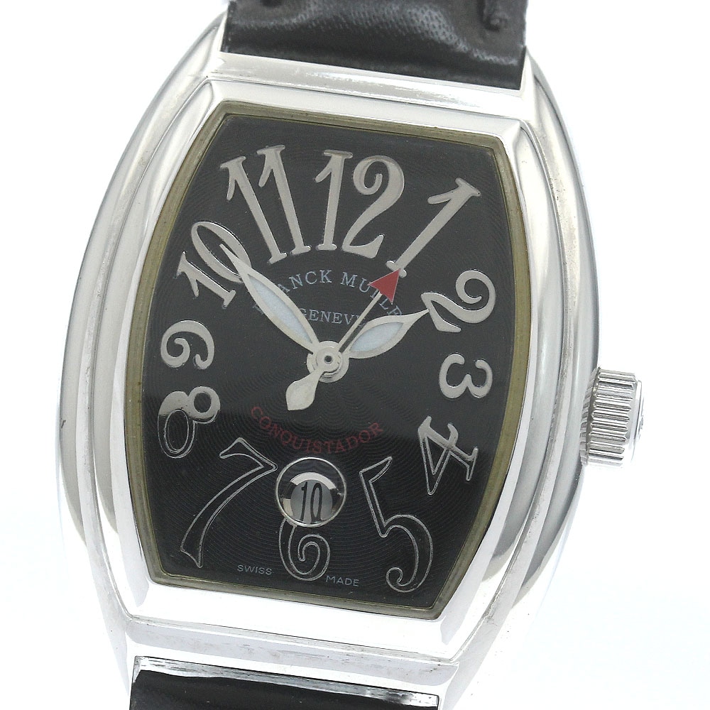 フランクミュラー FRANCK MULLER 8002LSC コンキスタドール デイト 自動巻き レディース _891096【中古】