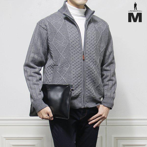 起毛ジップアップニット RM251