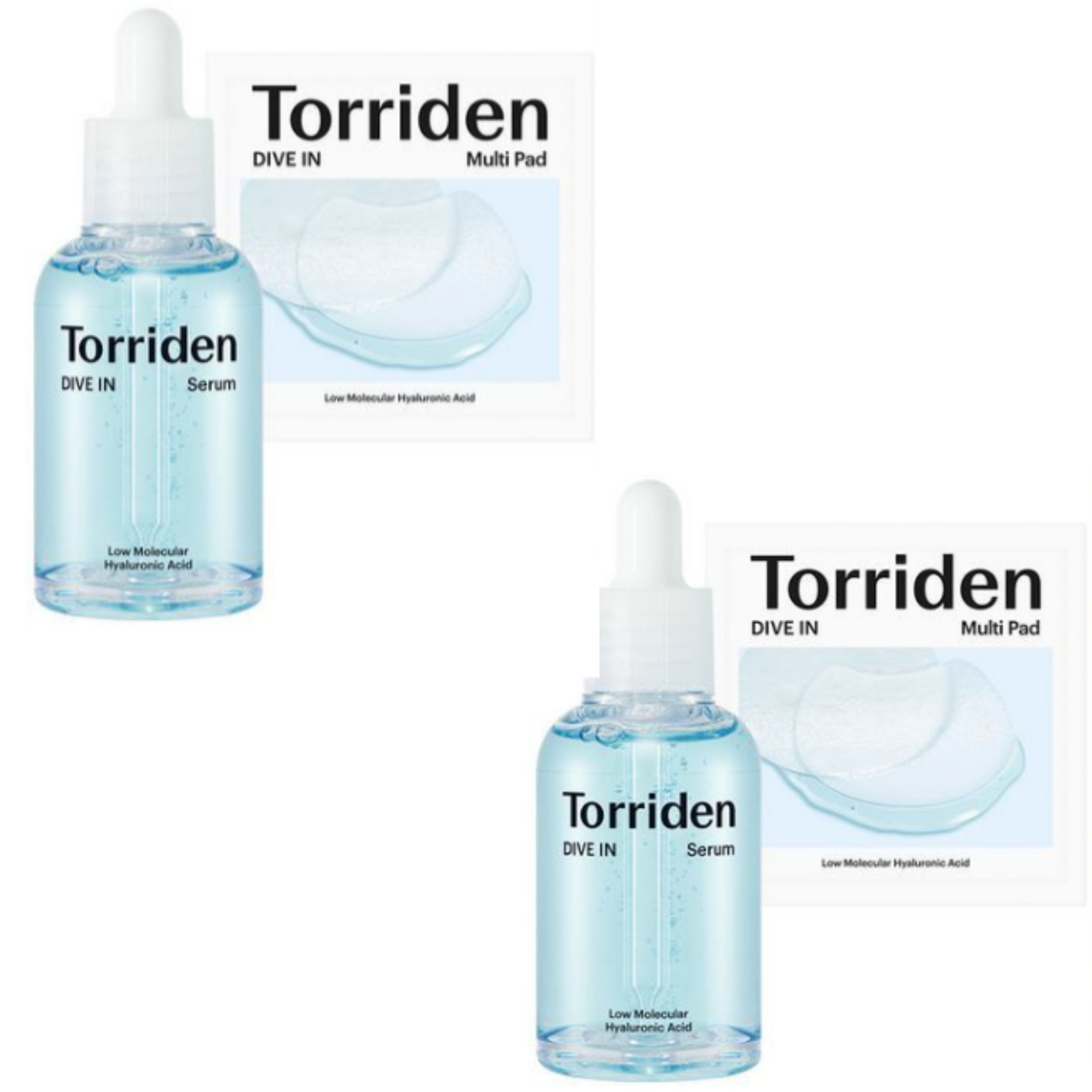 ダイブイン低分子ヒアルロン酸セラム50ml 企画 （+マルチパッド10枚）2個