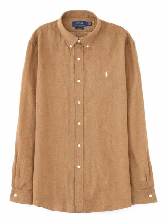 POLO RALPH LAUREN Men Shirts 710966294 505RLBROWN Neutrals