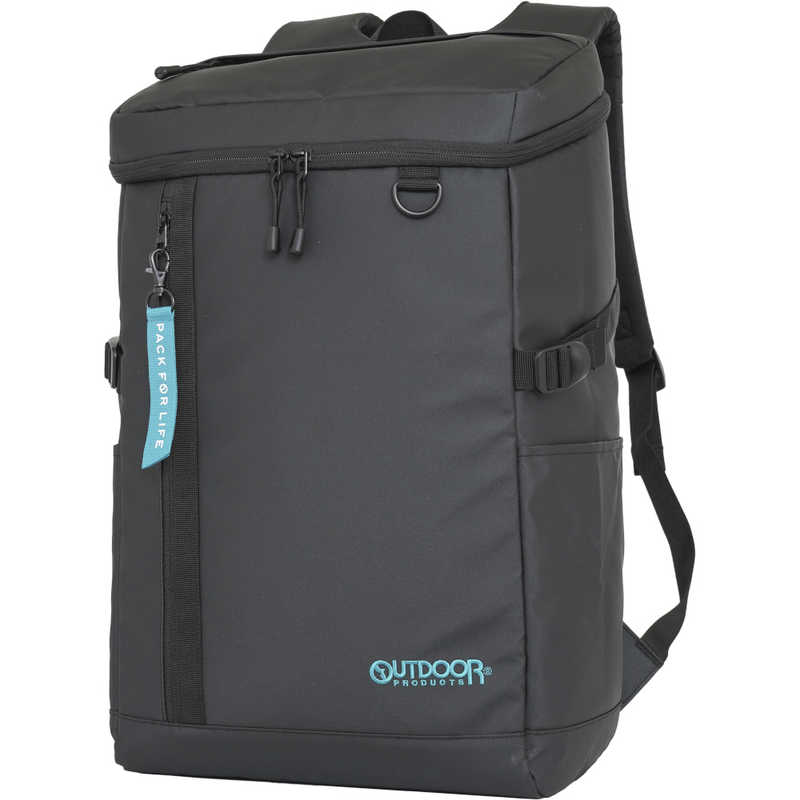 OUTDOOR　ボックス型デイパック スクールリュック 35L 撥水加工 ブルーブラック　OD-11177-BLBK