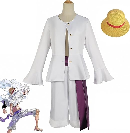 ルフィ コスプレ 衣装 モデル ニカ 太陽の神 コスチューム 帽子付き 全セ