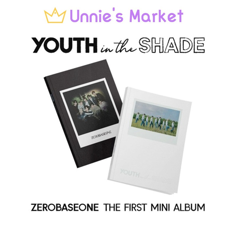 [SET] ZEROBASEONE(ZB1) - YOUTH IN THE SHADE 1st Mini Album + Free Photocard 1EA(fan-made)