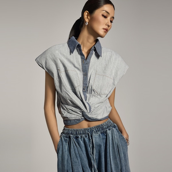 S631 配色 シャツ