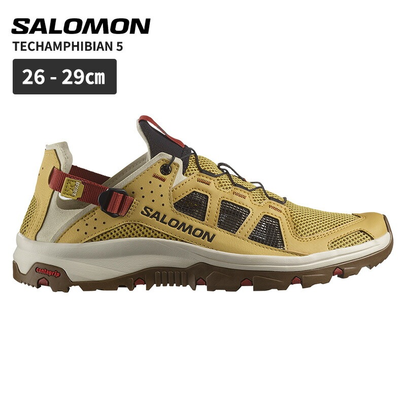 サロモン メンズ アウトドア シューズ SALOMON テックアンフィビアン TECHAMPHIBIAN 5 メッシュシューズ サンダル L47750200