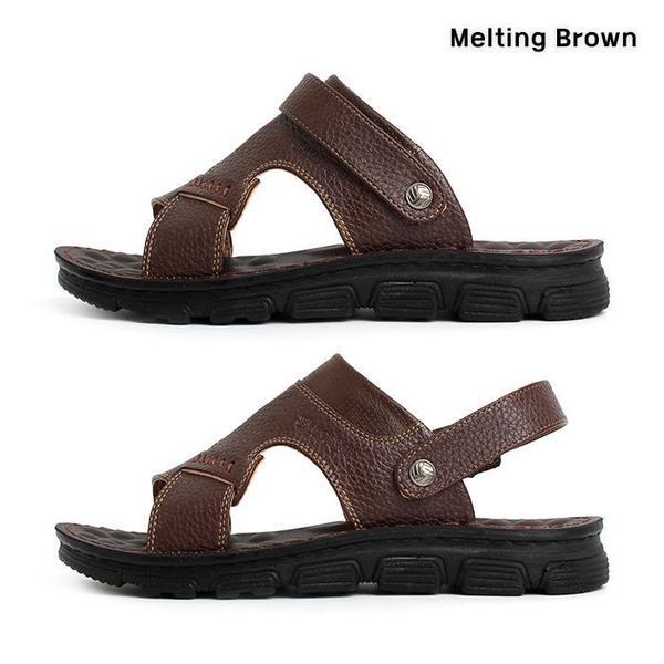 メンズカジュアル夏サンダル兼スリッパ 2color