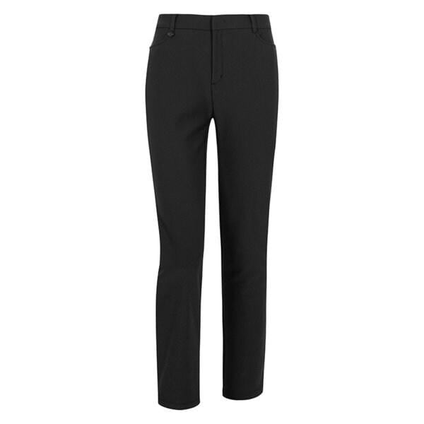 女性 冬 ワイド ロングパンツ LD ボンヌ ボンディング パンツ ブラック