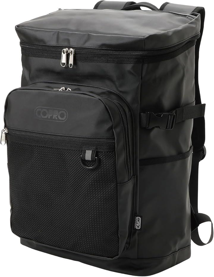 リュック メンズ バックパック 大容量 おしゃれ 軽量 バッグ 人気 はっ水加工 YKKファスナー製 通勤 通学 ビジネス 出張 旅行 登山 アウトドア 防災バッグ(ブラック, LL)