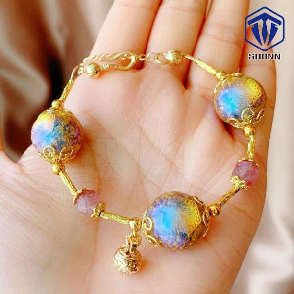 ブレスレット 開運 パワーストーン 幸運 お守り ギフト 女性 プレゼント 贈り物 アクセサリー 風水グッズ 浄化 効果 癒し 華やか ゴージャス イベント