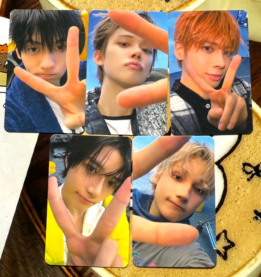 【最短当日発送】公式 TOMORROW X TOGETHER txt mini8 oy pb ver 　特典 全員５枚セット