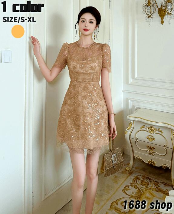 人気SALE 2025　ミニワンピース タイトワンピース 姫系ワンピース　フレアワンピース　シフォン　ワンピース インポート ミニ丈 エレガント　アシンメトリー シンプル パーティドレス 半袖 お嬢様