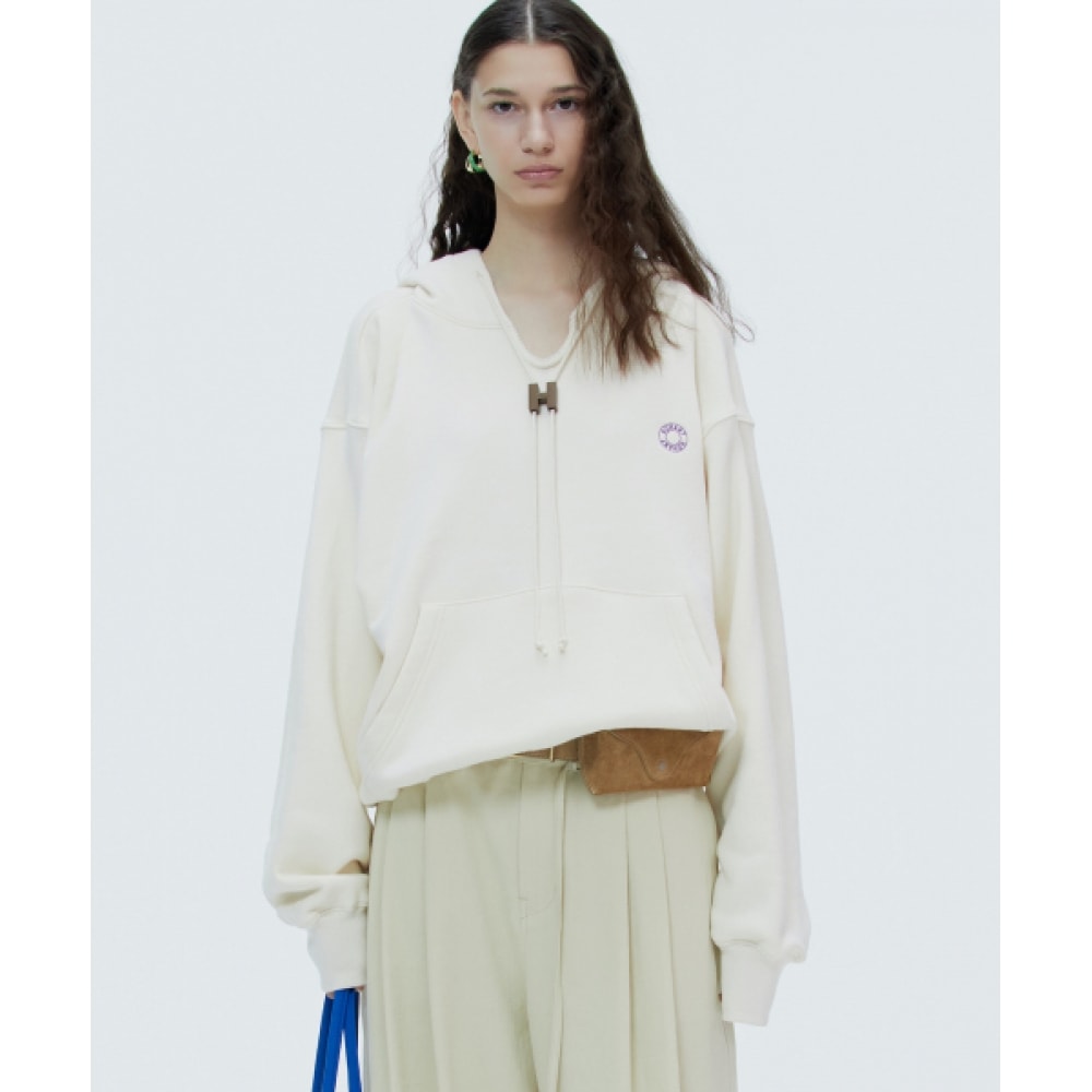 ノハントネックスリットフーディークリーム