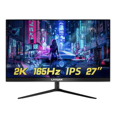 LVYUAN 27インチ ゲーミングモニター 165Hz IPS 2K Qoo10] LVYUAN 27インチ 2K 165hz IPS デ