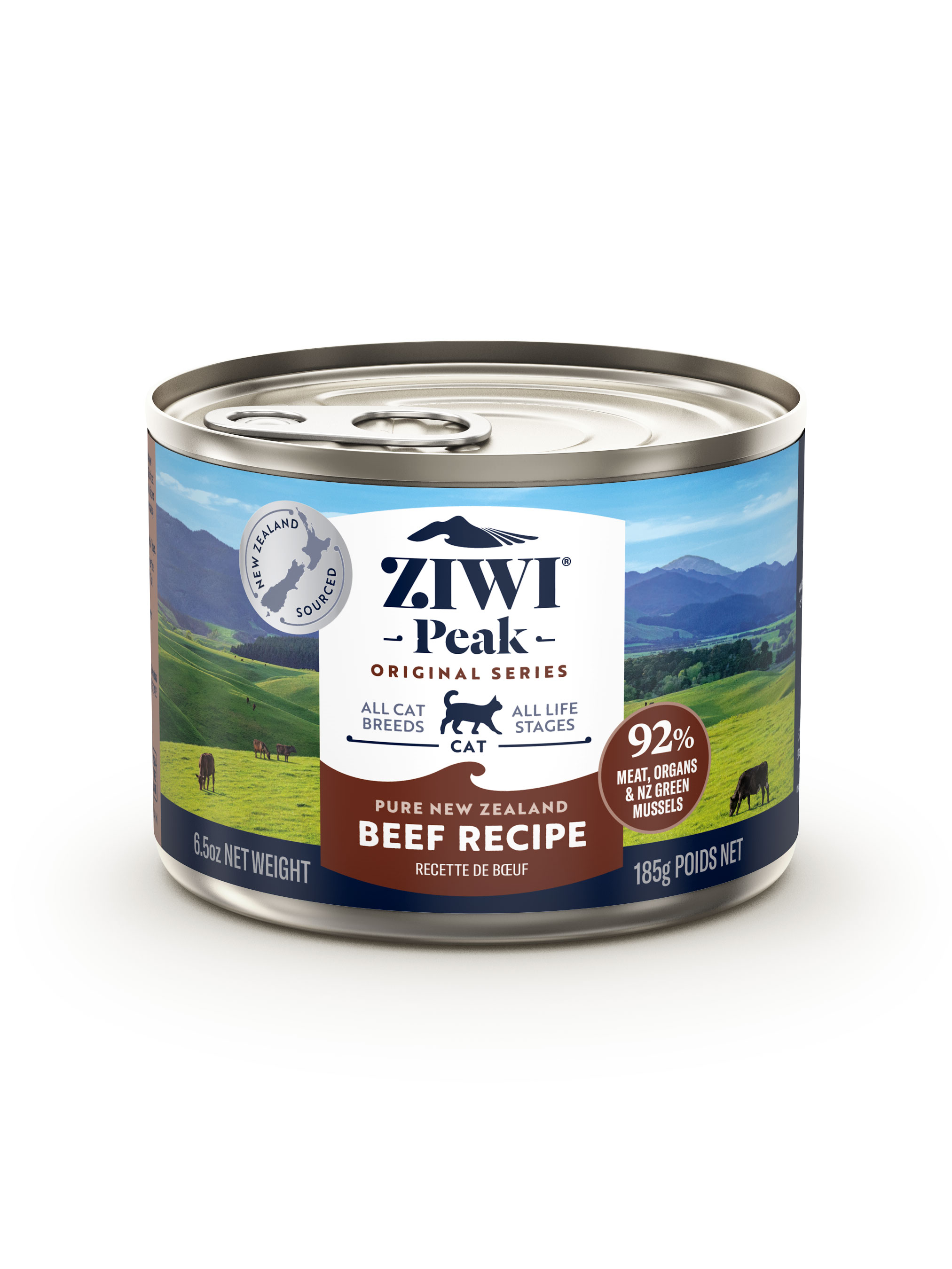 ZIWI ピーク キャット缶 グラスフェッドビーフ 185g×12缶