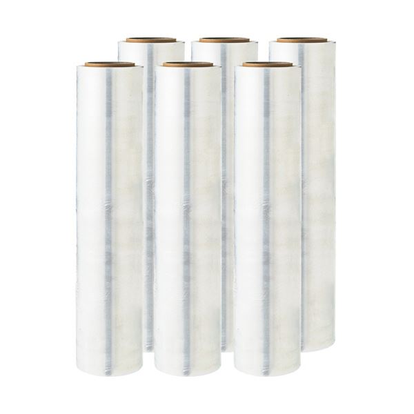 (まとめ）クラフトマン ストレッチフィルム 18μ500mm×300m CF-SF6 1ケース（6巻）(×5セット)