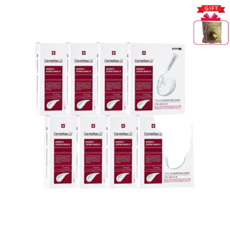 【SALE】 大容量 マデカダーママスク3 インテンシブフォーミュラ 10枚入×8箱（合計80枚）【シートマスク・集中保湿・シワケア・ツボクサ・韓国コスメ・人気商品・さっぱり・肌荒れ防止】