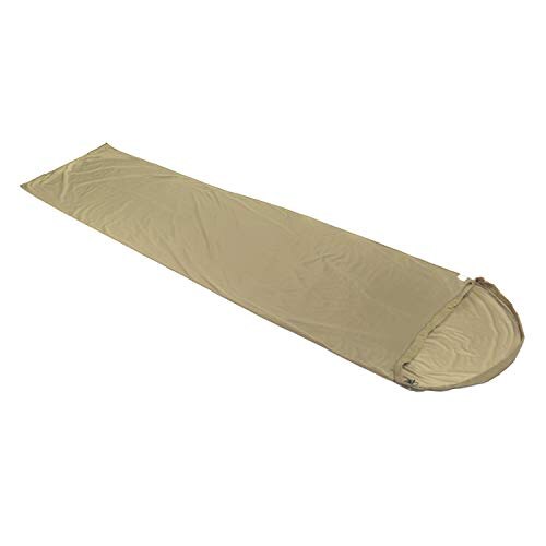 Snugpak(スナグパック) TS1 ライナー 寝袋 インナー シュラフ 裏起毛 洗える コンパクト アウトドア キャンプ 英国製 (日本正規品) デザートタン