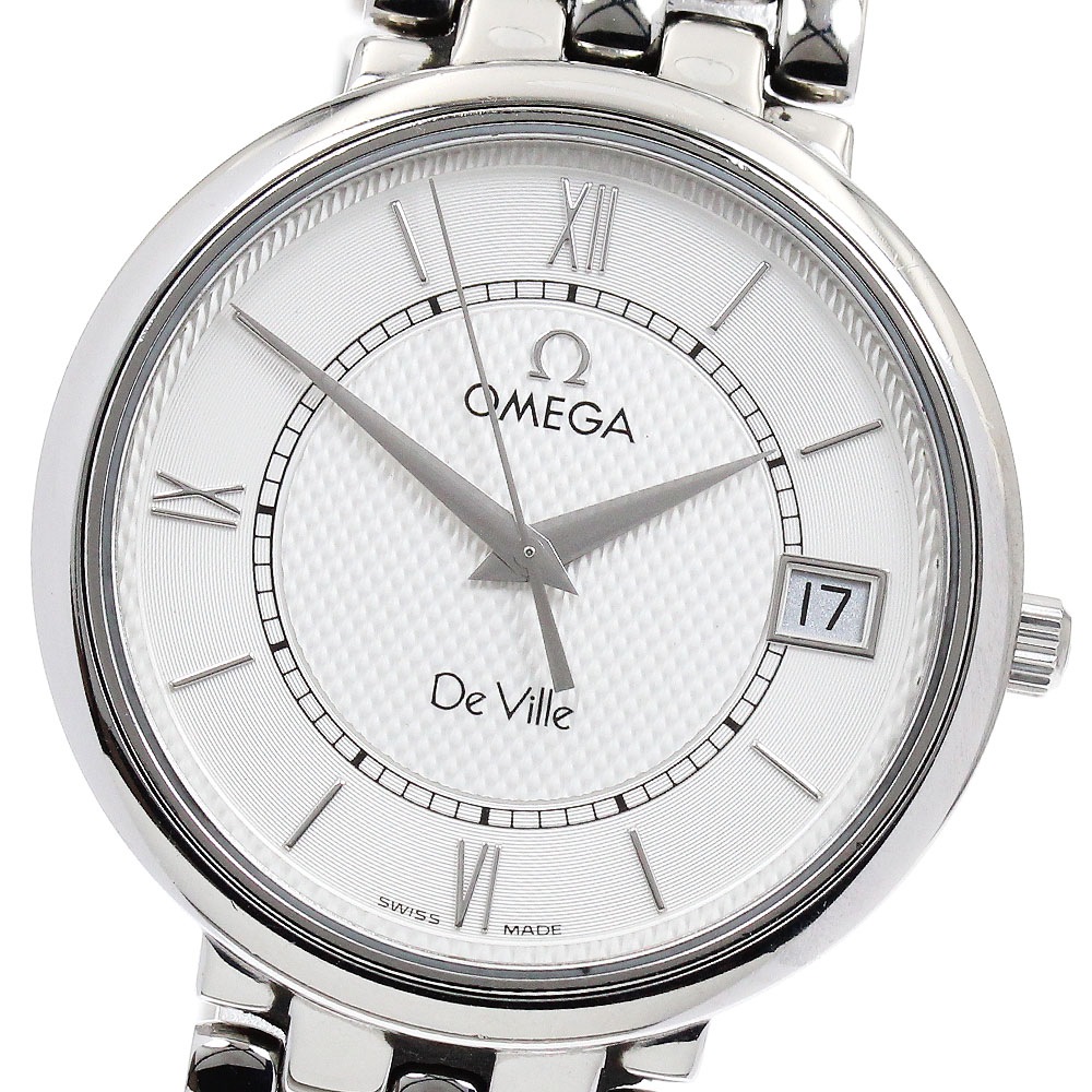 オメガ OMEGA 7514.31 デビル プレステージ デイト クォーツ メンズ _899979【中古】