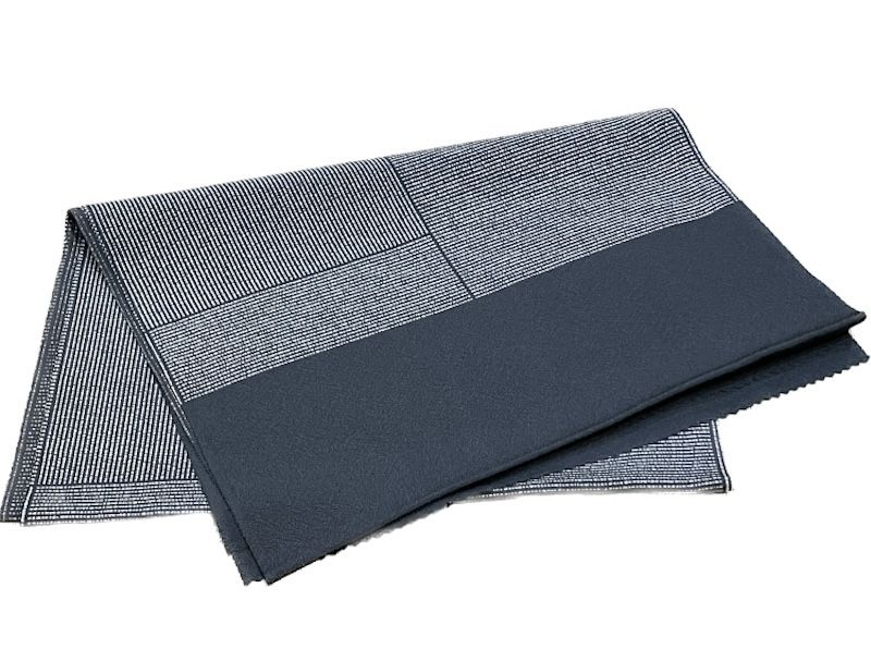 帯揚 変わり市松カラー ブラック (全4色) [obiage023]