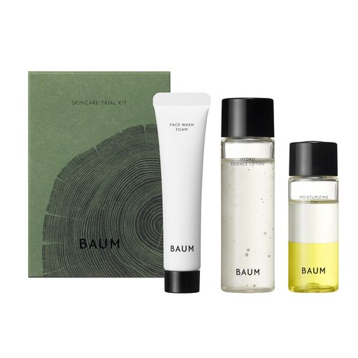 BAUM(バウム) スキンケア トライアルキット セット 30mL+16mL+15mL セットもの スキンケア トライアルサイズ 保湿 森林浴 ユニセックス ギフト プレゼント 誕生日 オーガニック