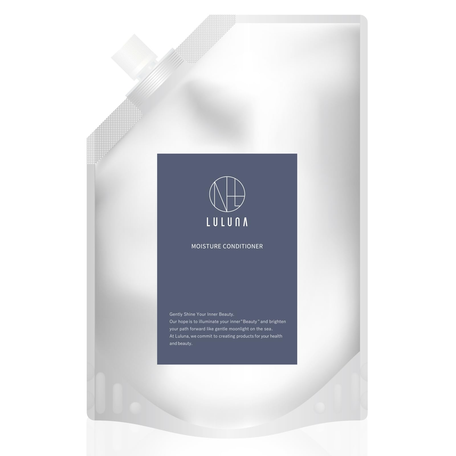 LULUNA (ケラチン ダメージケア) モイスチャーコンディショナー 詰替え 600g / 地肌に優しい 頭皮ケア アミノ酸/傷んだ髪 集中補修 エイジングケア ヘマチン/ルルーナ