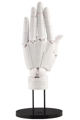 壽屋(KOTOBUKIYA) ARTIST SUPPORT ITEM ハンドモデル/L -WHITE- 1/1スケール アクションフィギュア
