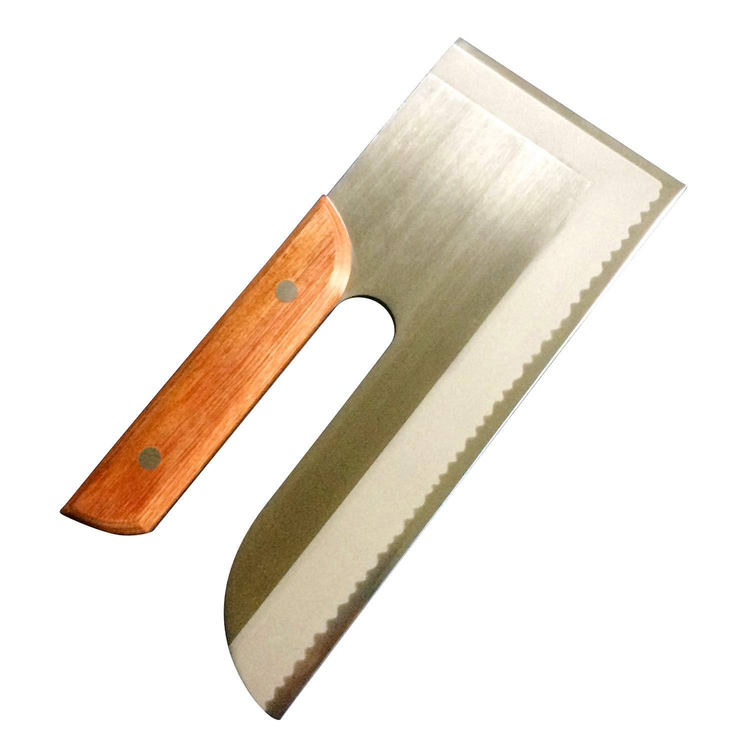 ステンそば切庖丁 合板柄付 240mm