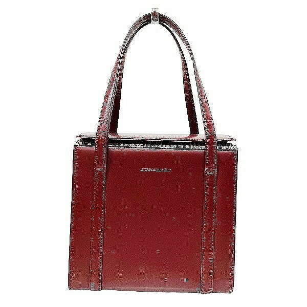 バーバリー Burberry ボックス型 ボルドー バッグ ハンドバッグ レディース 【中古】
