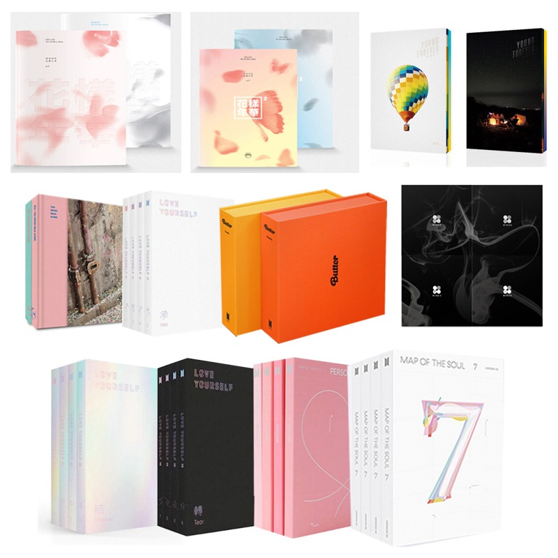 BTS - Set album 花様年華 / YOUNG FOREVER / YOU NEVER WALK ALONE / WINGS / HER / ANSWER / PERSONA