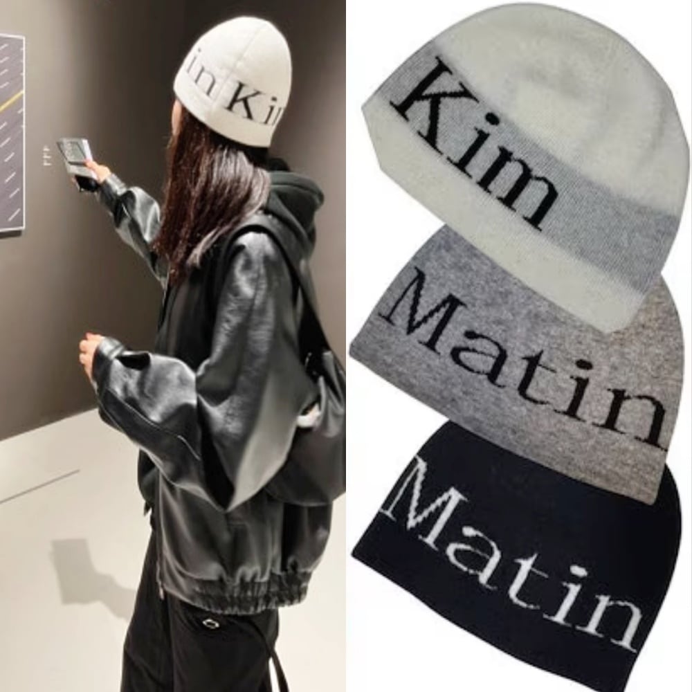 [1日以内に発送] カシミア MATIN LOGO JACQUARD SHORT BEANIE [公式正規品] 7,990円