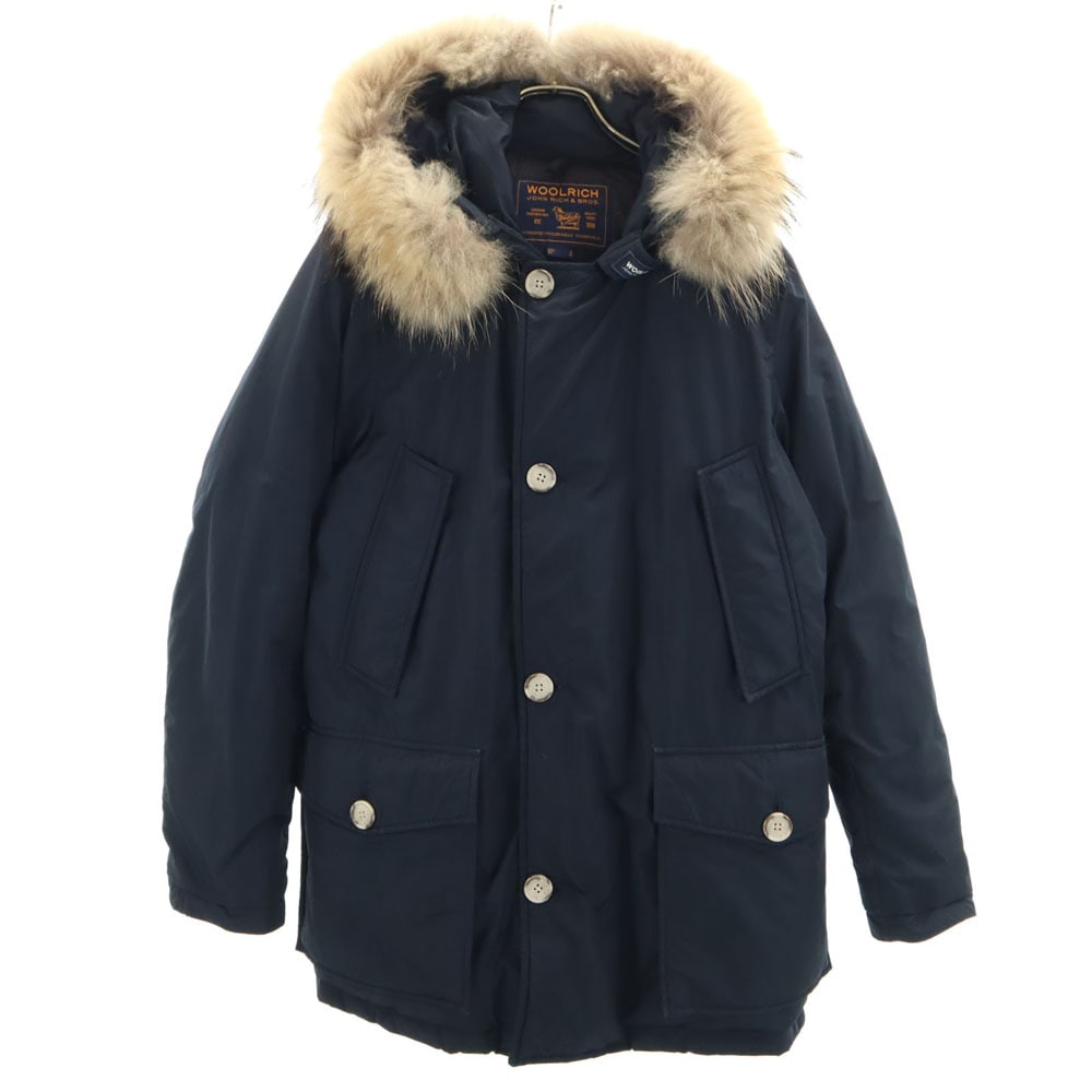 モルドバ製 アークティック パーカー S ネイビー ARCTIC PARKA たぬきファー メンズ