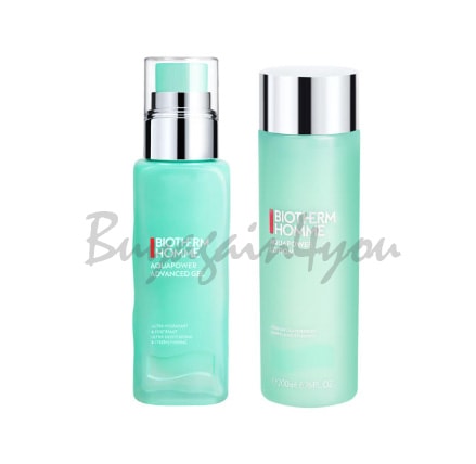 【ビオテルムオム】アクアパワー基礎2種セット(ローション75ml+トナー200ml)