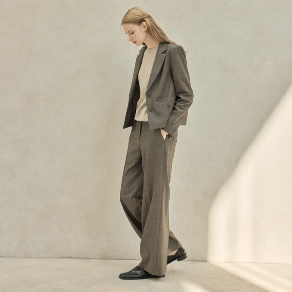 (リアーナニューヨーク) ストレートセミワイドスラックス