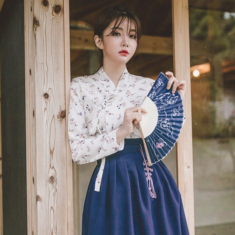 生活韓服ナホン資産するキムセO様着用）セットボラビンチョゴリ+チャミウエストスカート桜ver