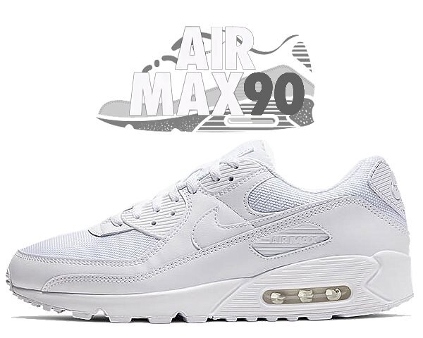 エアマックス90 cn8490-100 AIR MAX 90 white/wht-wolf grey