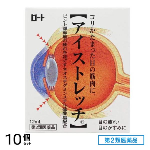 第２類医薬品 ロートアイストレッチ 12mL 10個セット
