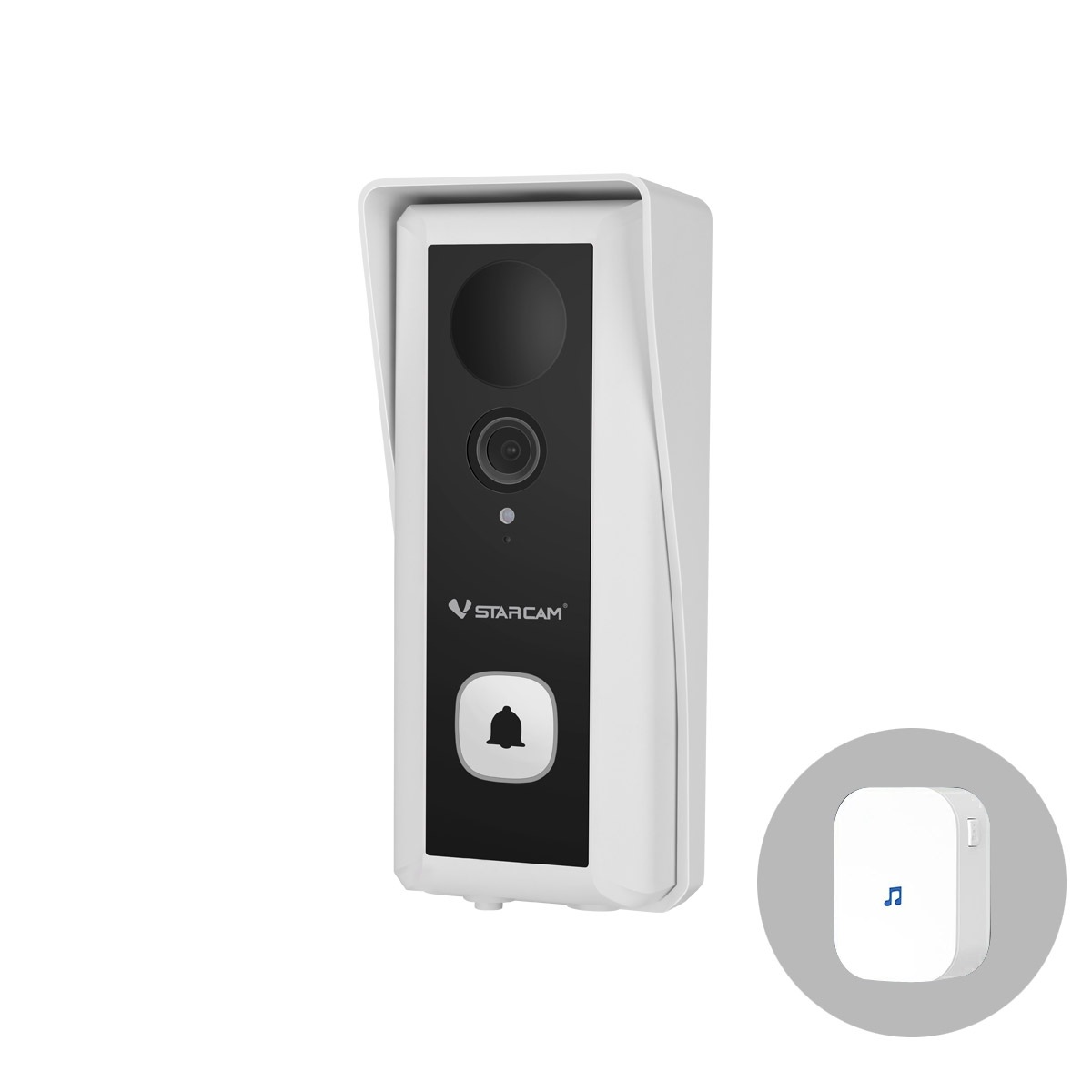 スマートドアカメラ Doorbell (Battery Type) ビデオドアベル ワイヤレスインターホン DB6 Vstarcam WiFi スマートインターホン 室内機付き 6ヶ月保証 7,629円