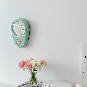 韓国 ins キッチンタイマー 掛時計 置き時計 目覚まし時計 壁掛け時計 掛け時計 薄型 軽量 シ