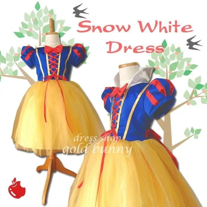 キッズドレス ドレス ハイクオリティー 白雪姫 子供用 発表会 ハロウィン 衣装 クリスマス