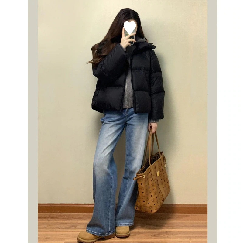 おしゃれな冬コーデ：中綿コート秋冬パンツレディース冬服のフルセット