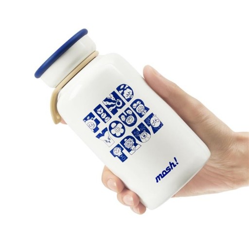 TRUZ モッシュラテ タンブラー ボトル マグカップ水筒 水筒 魔法瓶 450ml 公式商品