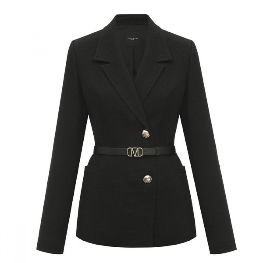 (ミニマル) ワンボタンカラーベルト付きジャケット MYDGWJ9990