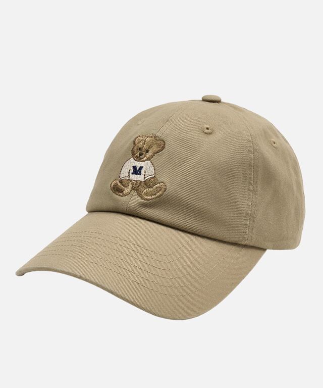 DOODLE BEAR CAP [DARK BEIGE] キャップ