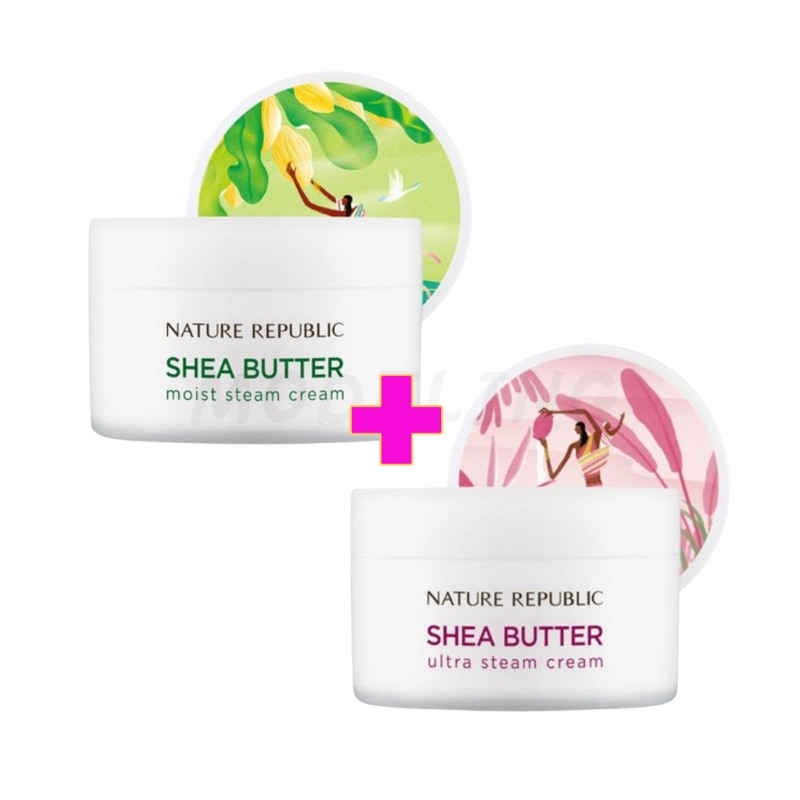 シェアバタースチームクリームモイスト100ml+シェアバタースチームクリームウルトラ100ml/l鎮静/保湿