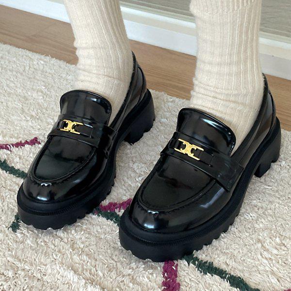 ウォーカーチャン 背が高くなる 女性用ローファー フラットシューズ パンプス フォーマルシューズ 5cm qmN23M026_P358700725